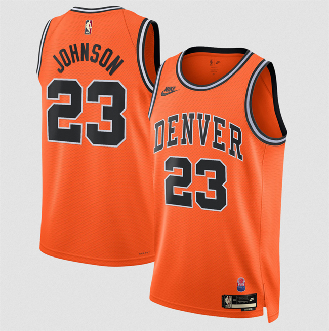 Men's Orange Denver Nuggets #23 Cameron Johnson 2026/27Classic Edition Stitched Basketball Jersey
